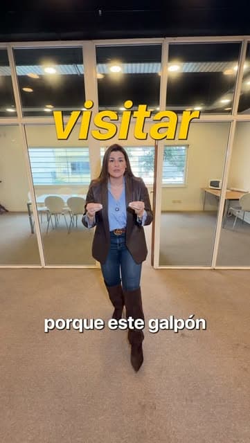 Recorrido de un galpón en venta